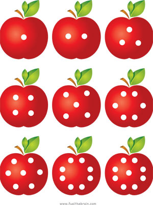 Apple Pairs - Dot Patterns - Preview 1